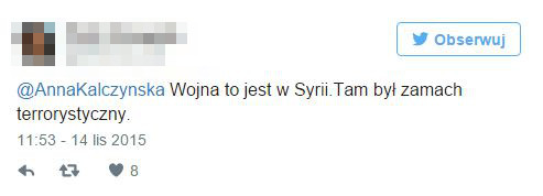 Anna Kalczyńska mocno oberwała za relację z Paryża (Twitter)