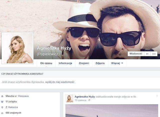 Agnieszka Popielewicz zrobiła TO dopiero przy Grzegorzu (FB)