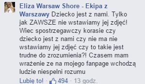 Eliza z Warsaw Shore pokazała, jak modli się w Licheniu (FB)