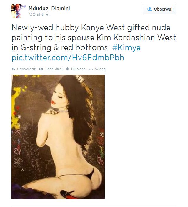 Kim Kardashian dostała od męża kontrowersyjny prezent ślubny Kim Kardashian dostała od męża kontrowersyjny prezent ślubny