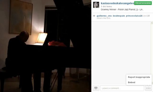 Kasia Sowińska na prywatnym koncercie nagrodzonego na Grammy Kasia Sowińska na prywatnym koncercie nagrodzonego na Grammy