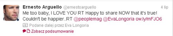 Eva Longoria i Ernesto Argulello publicznie wyznają uczucia