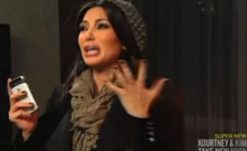 Kim Kardashian znowu kompletnie naga (Instagram)