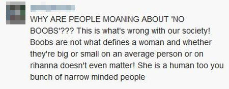 Do Rihanny: Dziewczyno, gdzie Twoje cycki?