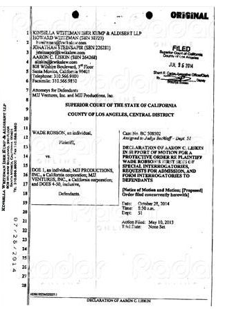 Wyciekły zeznania molestowanego przez Michaela Jacksona