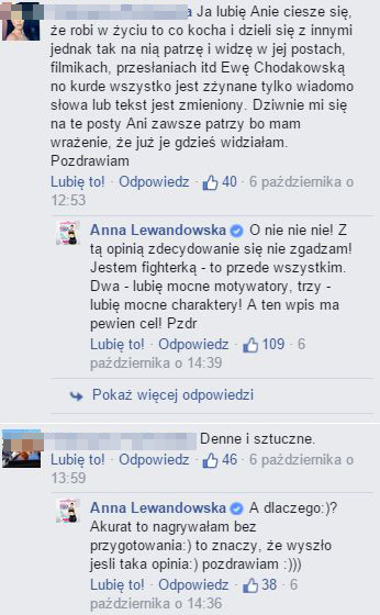 To video Lewandowskiej wywołało lawinę krytyki (FB) To video Lewandowskiej wywołało lawinę krytyki (FB)