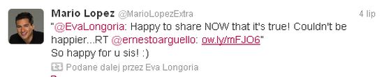 Eva Longoria i Ernesto Argulello publicznie wyznają uczucia