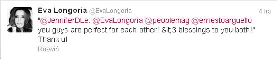 Eva Longoria i Ernesto Argulello publicznie wyznają uczucia