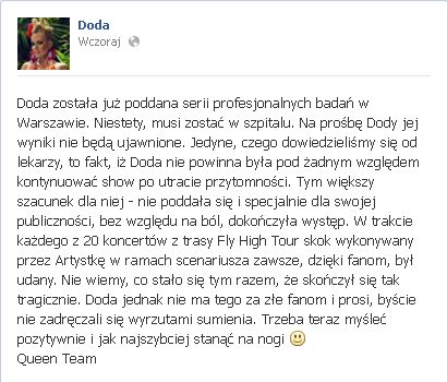 Jest video z wypadku Dody (VIDEO)