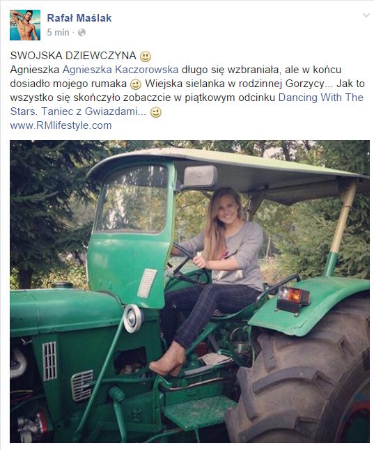 Maślak: Kaczorowska wreszcie dosiadła mojego rumaka (FOTO)