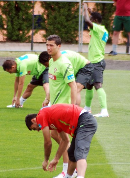 Cristiano Ronaldo na treningu (FOTO)