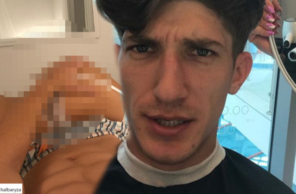 Michał Baryza łapie PÓŁNAGĄ kobietę za pupę! Fani: Soft PORNO!