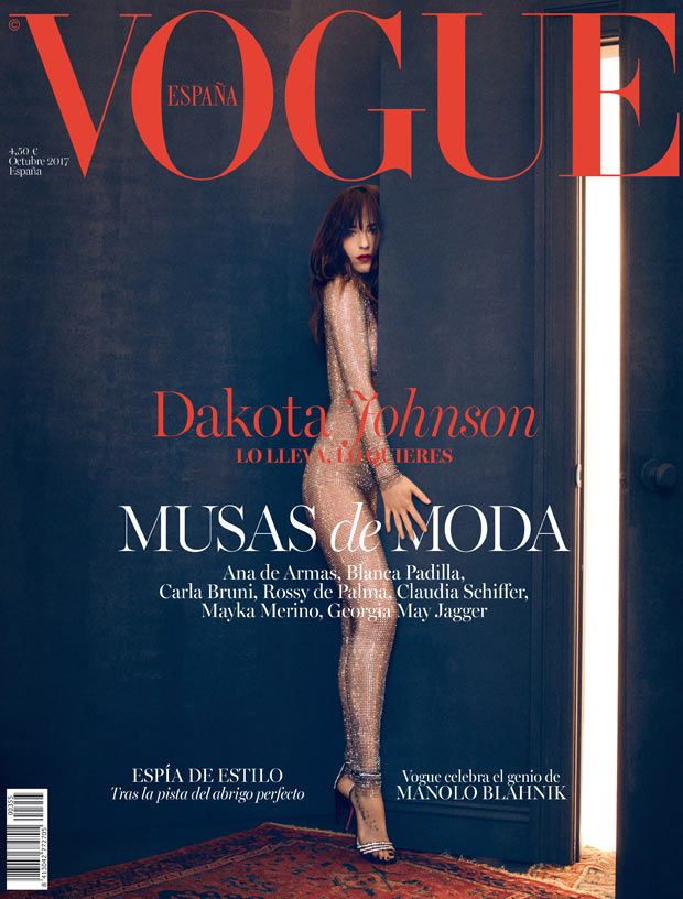 Dakota Johnson pokazuje pośladki na okładce Vogue'a