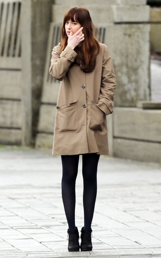 Piękna Dakota Johnson na planie Ciemniejszej Strony Greya!