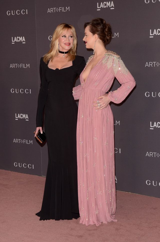 Dakota Johnson na gali LACMA udowodniła, że ma naturalny biust (ZDJĘCIA)
