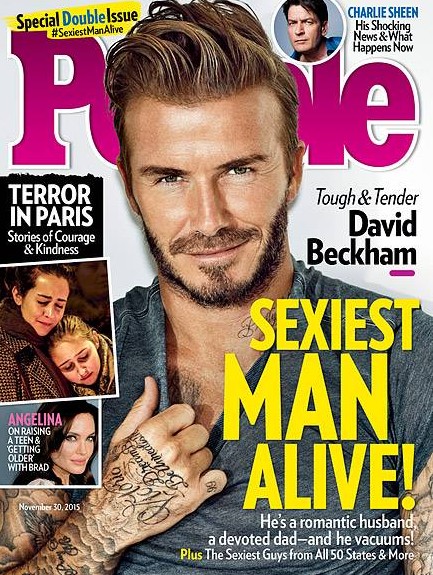 Najseksowniejszym mężczyzną na ziemi został... David Beckham