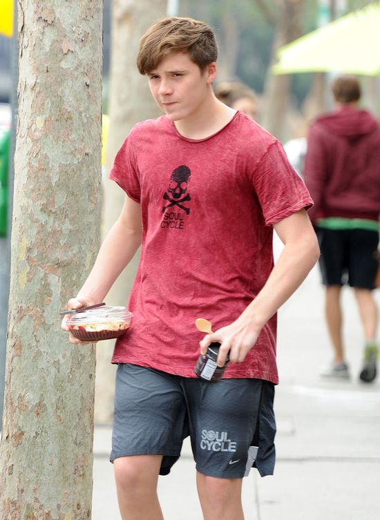 Męski wypad Davida i Brooklyna Beckhamów (FOTO)