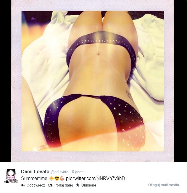 Co powiecie na Demi Lovato bez makijażu i w bikini (FOTO)