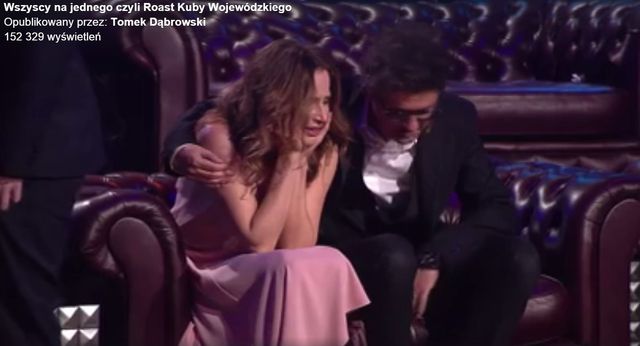 Anna Dereszowska rozpłakała się u Kuby Wojewódzkiego (FB)