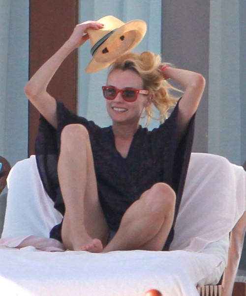 Diane Kruger i Joshua Jackson wygrzewaja się w słońcu