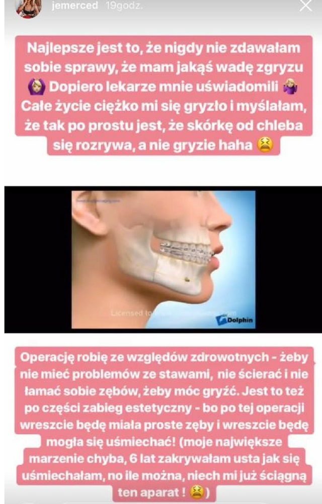 Jessica przeszła ciężką operacja. Od razu po narkozie zaczęła nagrywać na Insta!