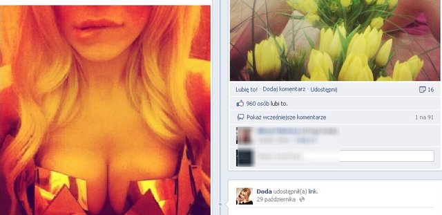 Doda w nowej reklamie: na razie top sikret (FOFO) Doda w nowej reklamie: na razie top sikret (FOFO)