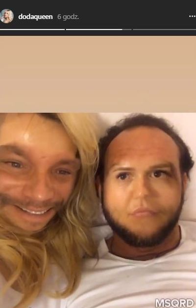 Doda i Emil bawią się telefonem Doda i Emil bawią się telefonem