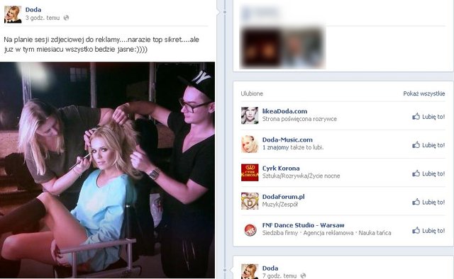 Doda w nowej reklamie: na razie top sikret (FOFO)