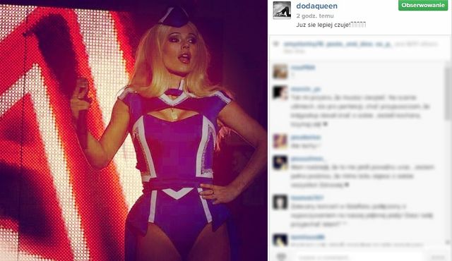 Doda przemówiła ze szpitala