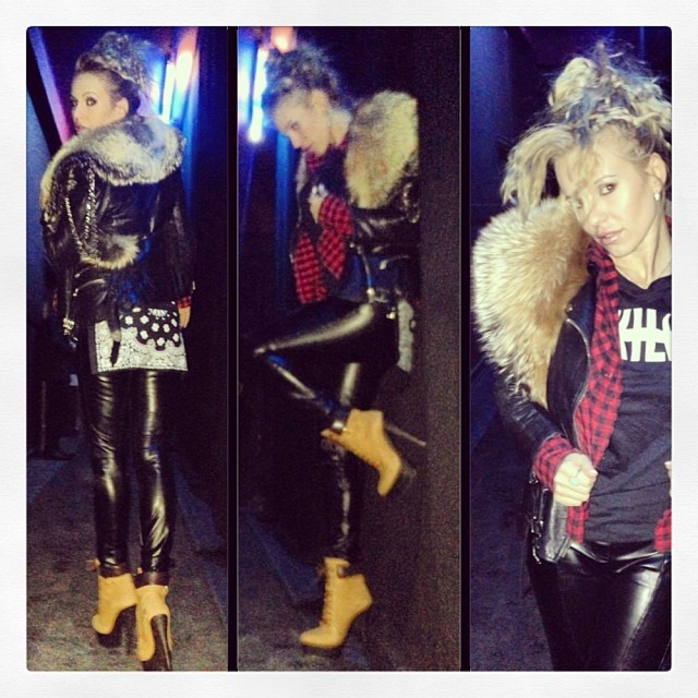 Doda w rockowej stylizacji w teatrze (FOTO)