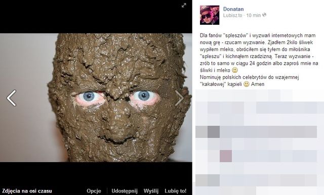 Donatan Fekalista namawia do kałowego splasha!