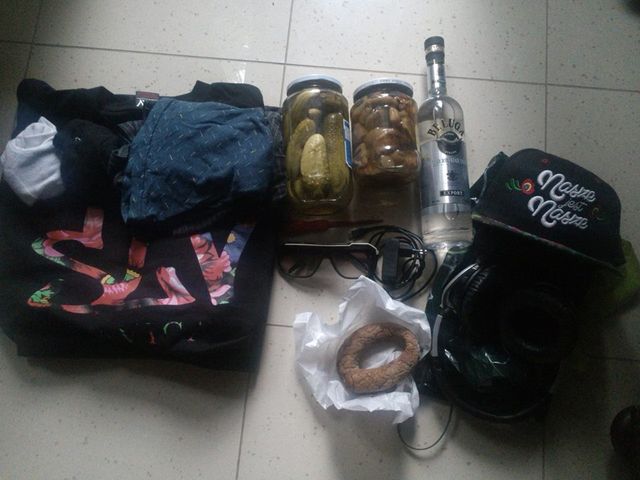 Donatan z kiełbasą i ogórkami poleciał do Stanów (FOTO)