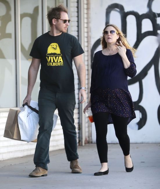 Drew Barrymore jest już zmęczona ciążą? (FOTO)