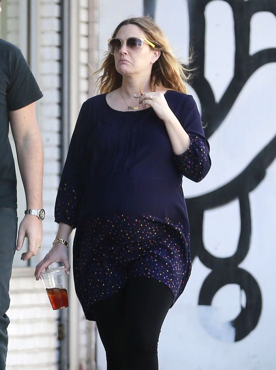Drew Barrymore jest już zmęczona ciążą? (FOTO)