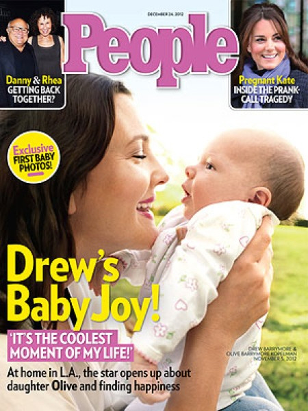 Pierwsze zdjęcie córeczki Drew Barrymore w magazynie People