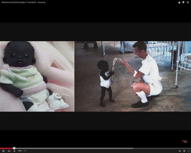 Najczarniejsze dziecko świata podzieliło internet [VIDEO]