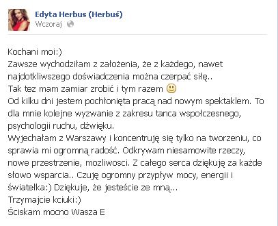 Edyta Herbuś komentuje aferę z Małgorzatą Herde? Edyta Herbuś komentuje aferę z Małgorzatą Herde?