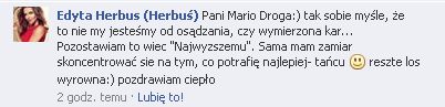 Edyta Herbuś komentuje aferę z Małgorzatą Herde? Edyta Herbuś komentuje aferę z Małgorzatą Herde?
