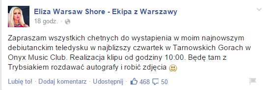 Kariera Elizy z Warsaw Shore nabiera rozpędu? (FOTO)