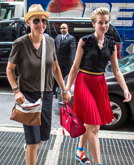 Portia boi się, że ktoś chce odebrać jej Ellen DeGeneres!