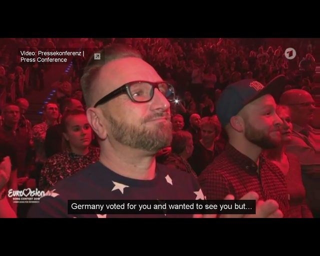 Zamieszanie wokół reprezentanta Niemiec na Eurowizji [VIDEO]