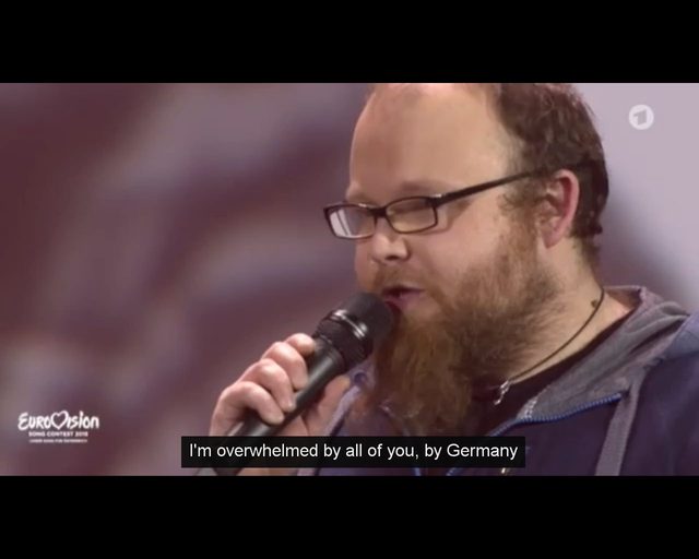 Zamieszanie wokół reprezentanta Niemiec na Eurowizji [VIDEO]