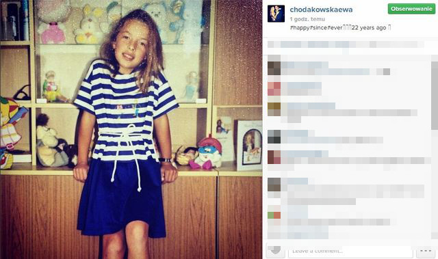 Ewa Chodakowska ponownie chwali się zdjęciem z dzieciństwa 