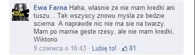 Ewa Farna pokazała zdjęcie bez makijażu (FOTO)