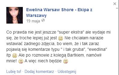 Ewelina z Warsaw Shore mocno schudła (FOTO)