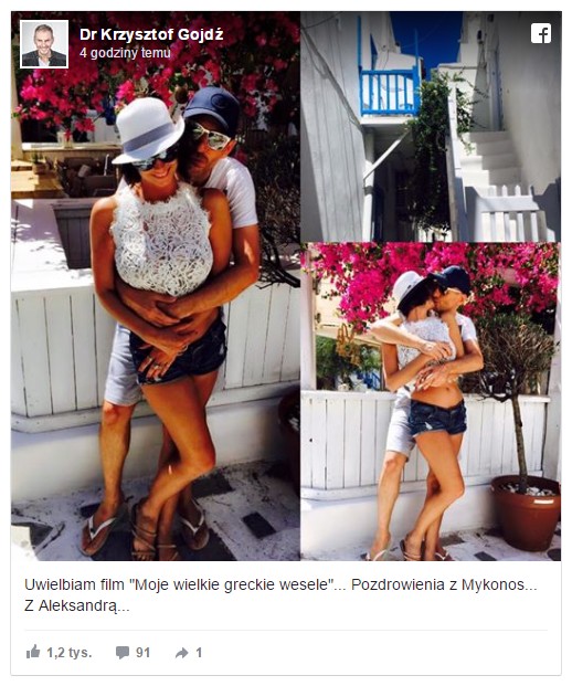 Szok i niedowierzanie. Krzysztof Gojdź całuje dziewczynę!