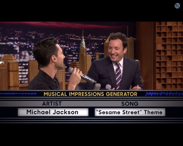 Oni są rewelacyjni! Jimmy Fallon i Adam Levine w akcji VIDEO
