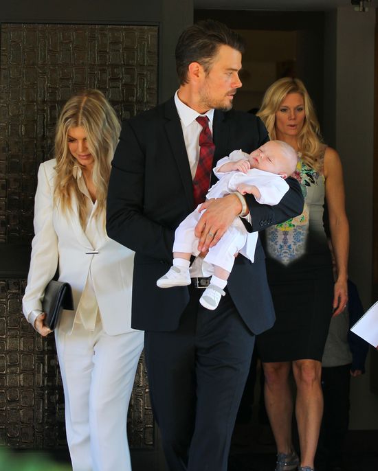 Fergie po raz pierwszy przyłapana z dzieckiem 