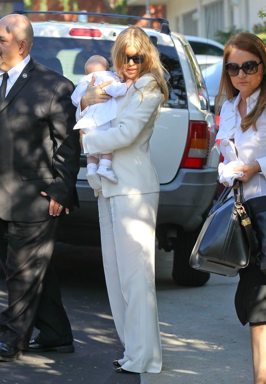 Fergie po raz pierwszy przyłapana z dzieckiem 