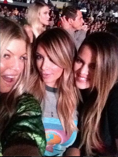 Kim Kardashian i Fergie - wielkie przyjaciółki?